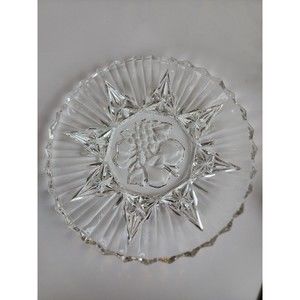 Vintage Federal Glass Pioneer Clear Salad Plate